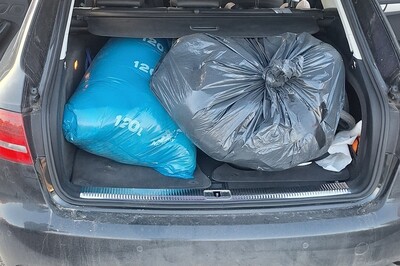 Zabezpieczony nielegalny tytoń Zabezpieczony nielegalny tytoń