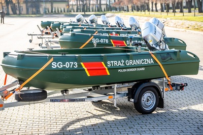 Nowe łodzie patrolowe Straży Granicznej trafią do służby na Bugu Nowe łodzie patrolowe Straży Granicznej trafią do służby na Bugu