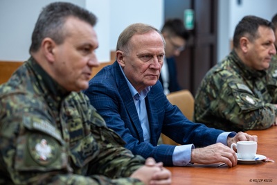 Wizyta Wiceministra SWiA na granicy polsko-białoruskiej Wizyta Wiceministra SWiA na granicy polsko-białoruskiej