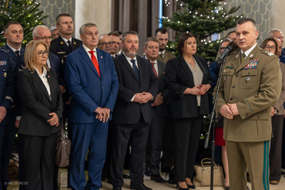Spotkanie wigilijne w Komendzie Głównej Straży Granicznej 