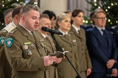 Spotkanie wigilijne w Komendzie Głównej Straży Granicznej 