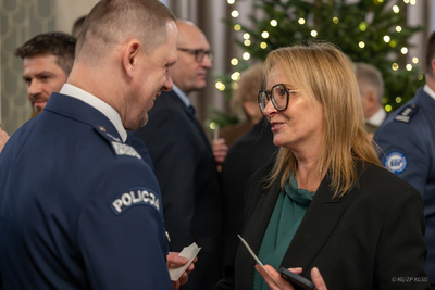Spotkanie wigilijne w Komendzie Głównej Straży Granicznej 