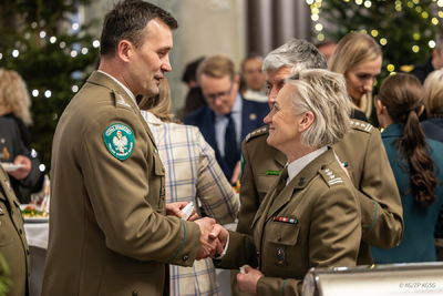 Spotkanie wigilijne w Komendzie Głównej Straży Granicznej 