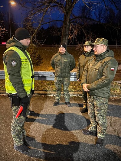 Zastępca Komendanta Głównego Straży Granicznej wizytował polsko-niemiecką granicę Zastępca Komendanta Głównego Straży Granicznej wizytował polsko-niemiecką granicę