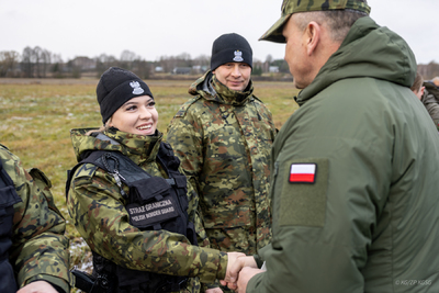 Szef rządu na polsko-białoruskiej granicy 