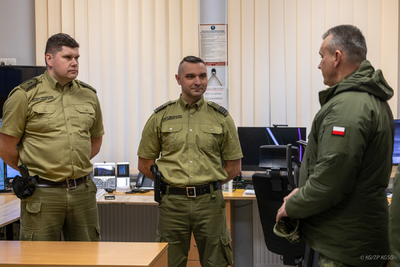 Szef rządu na polsko-białoruskiej granicy 