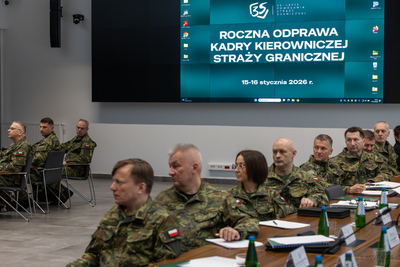 Odprawa kadry kierowniczej Straży Granicznej 