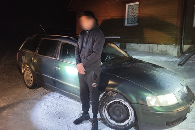 Zatrzymany kurier przy granicy polsko-litewskiej Zatrzymany kurier przy granicy polsko-litewskiej