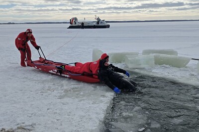 Trening na Zalewie Wiślanym 
