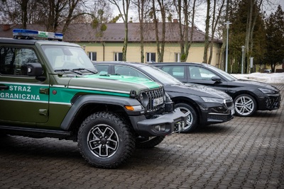 Nowe samochody Straży Granicznej 