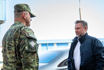 Wizyta Ministra MSWiA przy granicy 