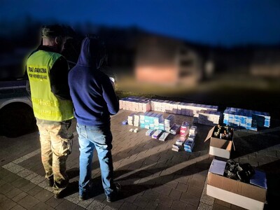 Zatrzymany nielegalny towar akcyzowy Zatrzymany nielegalny towar akcyzowy