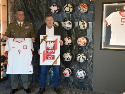 Spotkanie Komendanta Głównego SG z prezesem PZPN 