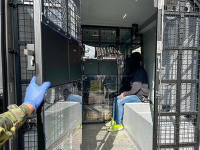 Zatrzymany cudzoziemiec Zatrzymany cudzoziemiec