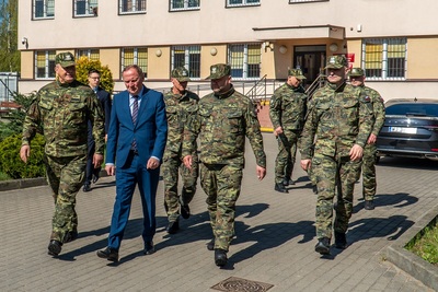Wiceminister SWiA z wizytą w Nadbużańskim Oddziale SG 