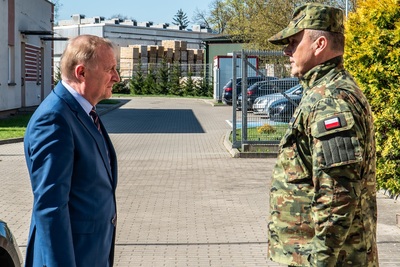 Wiceminister SWiA z wizytą w Nadbużańskim Oddziale SG 
