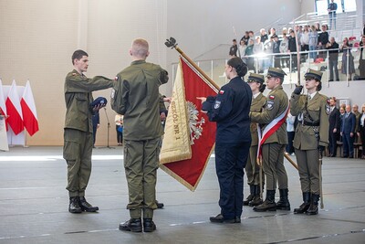Ślubowanie uczniów klas mundurowych 