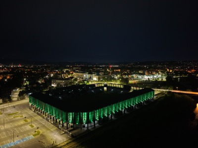 Wyjątkowy jubileusz Straży Granicznej – Polska rozbłysła na zielono Wyjątkowy jubileusz Straży Granicznej – Polska rozbłysła na zielono