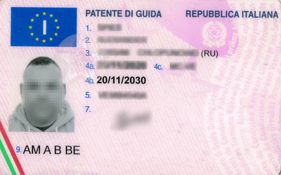 Fałszywe prawo jazdy Włoskie Fałszywe prawo jazdy Włoskie