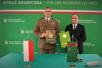 Delegacja Państwowej Służby Migracyjnej Turkmenistanu z wizytą w Polsce Delegacja Państwowej Służby Migracyjnej Turkmenistanu z wizytą w Polsce