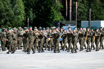 Przekazanie dowodzenia w operacji wojskowej "Bezpieczne Podlasie" 