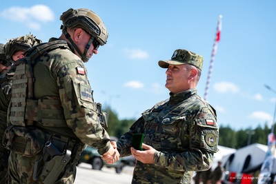 Przekazanie dowodzenia w operacji wojskowej "Bezpieczne Podlasie" 