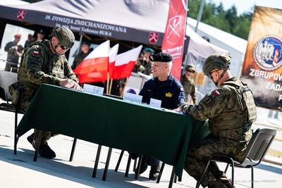 Przekazanie dowodzenia w operacji wojskowej "Bezpieczne Podlasie" 