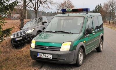 Range Rover i samochód służbowy SG 