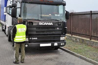 samochód ciężarowy scania 