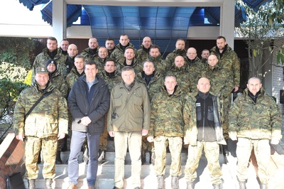 Ambasador i funkcjonariusze SG 