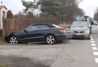 kradziony mercedes 