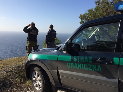 patrol Warmińsko-Mazurskiego OSG na misji w Grecji 