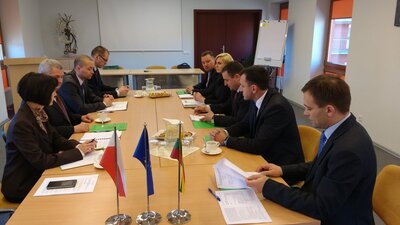 spotkanie polskiej i litewskiej delegacji 