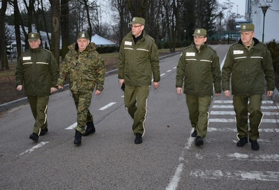 wizyta Komendanta Głównego SG w Podlaskim OSG 