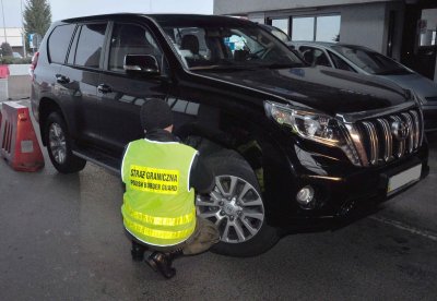 kradziona toyota 