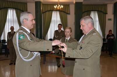 gen. bryg. SG Marek Borkowski odbiera szablę 