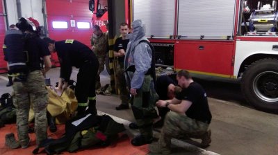 ćwiczenia w warunkach zagrożenia chemicznego 