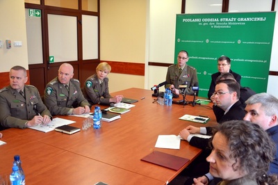 spotkanie z przedstawicielami Zarządu Województwa Podlaskiego