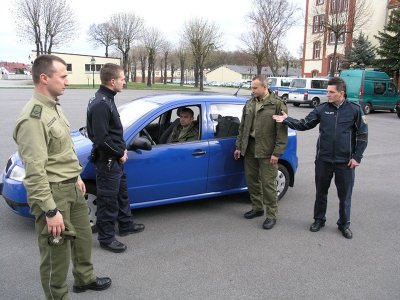 wspólne szkolenie SG i BPol 