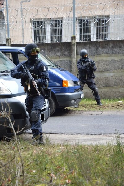 ćwiczenia w Zakładzie Karnym w Krzywańcu