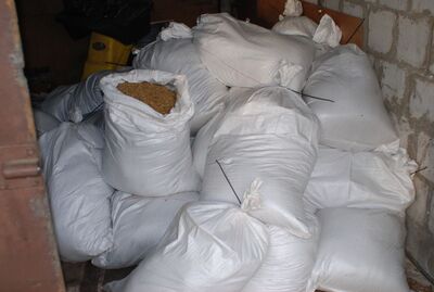 zabezpieczony tytoń