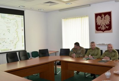 przedstawiciele pionu granicznego NOSG 