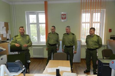 wizyta Zastępcy Komendanta Głównego SG w placówce