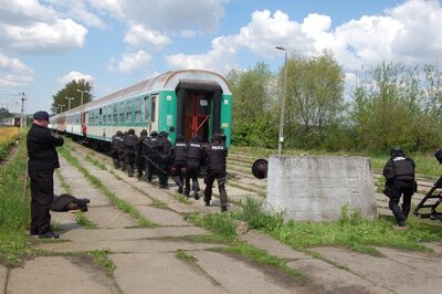 wspólne ćwiczenia służb w Przemyślu