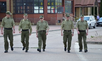 wizyta Zastępcy Komendanta Głównego SG w Podlaskim OSG