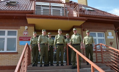 wizyta Zastępcy Komendanta Głównego SG w Podlaskim OSG