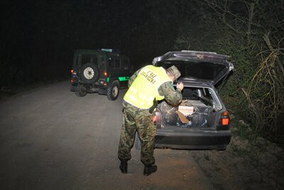 kontrabanda w samochodzie