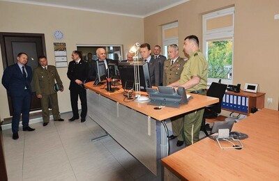 Minister SWiA w Nadodrzańskim OSG