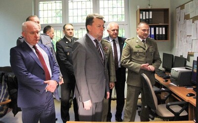 Minister SWiA w Nadodrzańskim OSG