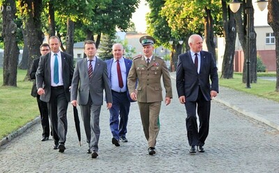 Minister SWiA w Nadodrzańskim OSG